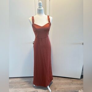 Azzazie Bridesmaid Dress in Dark Sienna